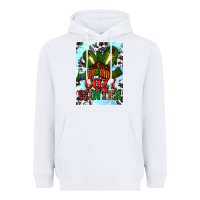 White cozy winter with gloves and scarf Heavyweight Hoodie - AdoDesignShop