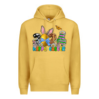 Antique Gold 2024 Happy Easter Premium Hoodie - NancyCooperArtShop