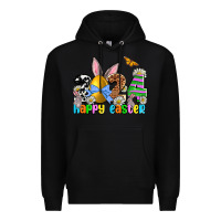 Black 2024 Happy Easter Premium Hoodie - NancyCooperArtShop