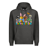 Charcoal Heather 2024 Happy Easter Premium Hoodie - NancyCooperArtShop