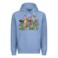 Colony Blue 2024 Happy Easter Premium Hoodie - NancyCooperArtShop