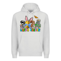 Dove Grey 2024 Happy Easter Premium Hoodie - NancyCooperArtShop