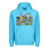Ocean Blue 2024 Happy Easter Premium Hoodie - NancyCooperArtShop