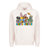 Pale Pink 2024 Happy Easter Premium Hoodie - NancyCooperArtShop