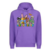 Purple 2024 Happy Easter Premium Hoodie - NancyCooperArtShop