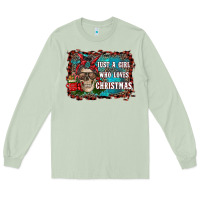 Matcha just a girl who loves christmas Long Sleeve Tee - RanaPortraitStore