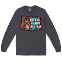 Smoke just a girl who loves christmas Long Sleeve Tee - RanaPortraitStore
