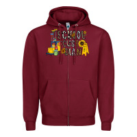 Burgundy school cust dian Zipper Hoodie - CowhideDigitalArt