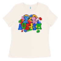 Bone autism stitch with lilo Ladies Tee - AdoDesignShop