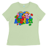 Matcha autism stitch with lilo Ladies Tee - AdoDesignShop