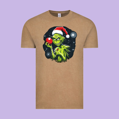 Grinch Vintage Tee Designed By Unal Design