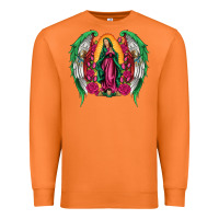 Carrot mexican flag wings our lady of guadalupe Premium Sweatshirt - Artiststas