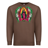 Chestnut mexican flag wings our lady of guadalupe Premium Sweatshirt - Artiststas