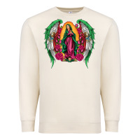 Sandshell mexican flag wings our lady of guadalupe Premium Sweatshirt - Artiststas
