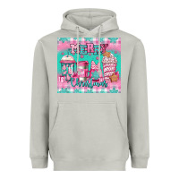 Moon Dust merry Christmas pink coffee Heavyweight Hoodie - Jasminsmagicworld