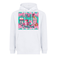 White merry Christmas pink coffee Heavyweight Hoodie - Jasminsmagicworld