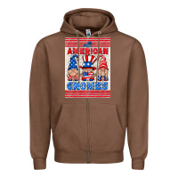 Chestnut all american gnomes air freshener Zipper Hoodie - HRA Design Shop