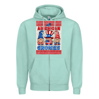 Seafoam all american gnomes air freshener Zipper Hoodie - HRA Design Shop