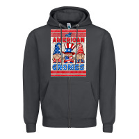 Smoke all american gnomes air freshener Zipper Hoodie - HRA Design Shop