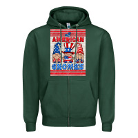 Sports Green all american gnomes air freshener Zipper Hoodie - HRA Design Shop