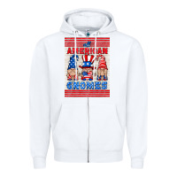 White all american gnomes air freshener Zipper Hoodie - HRA Design Shop