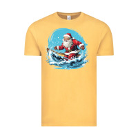 Vintage Mustard happy santa Vintage Tee - Unal Design