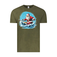 Happy Santa Vintage Tee | Teevron