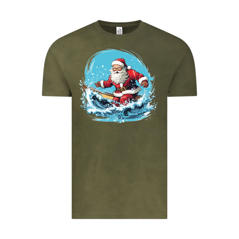 Happy Santa Vintage Tee by Unal Design | Teevron