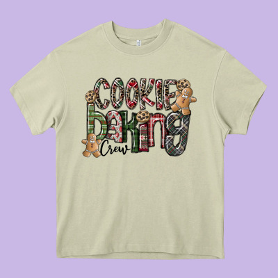 Cookie Baking Crew Heavy Core Tee Designed By Cowhidedigitalart