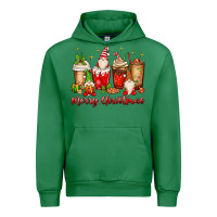 Emerald merry christmas gnomes coffee cups Urban Hoodie - MaliasSmallBusiness