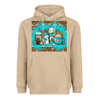 Mushroom winter snowman coffee Heavyweight Hoodie - Jasminsmagicworld