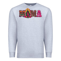 Heather Grey mama our lady of guadalupe Premium Sweatshirt - Artiststas
