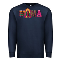 Navy mama our lady of guadalupe Premium Sweatshirt - Artiststas