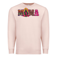 Pale Pink mama our lady of guadalupe Premium Sweatshirt - Artiststas