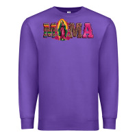 Purple mama our lady of guadalupe Premium Sweatshirt - Artiststas