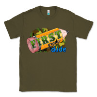 Army Green first grade dude Classic Tee - RanaPortraitStore