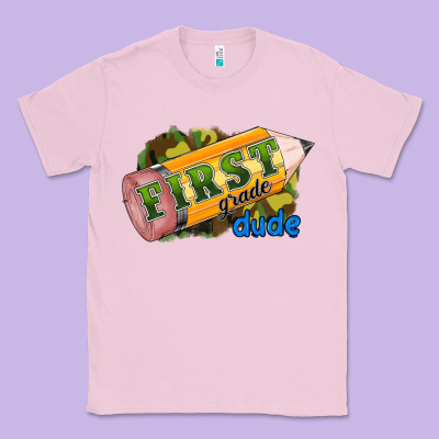 First Grade Dude Classic Tee Designed By Ranaportraitstore