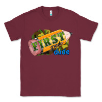 Burgundy first grade dude Classic Tee - RanaPortraitStore