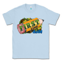 Dusty Blue first grade dude Classic Tee - RanaPortraitStore