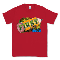 Red first grade dude Classic Tee - RanaPortraitStore