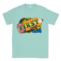 Seafoam first grade dude Classic Tee - RanaPortraitStore