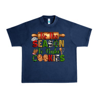 Navy tih the season to bake cookies Urban Heavy Tee - Zillion Design Studio