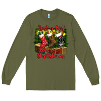 Army Green just a girl who loves christmas Long Sleeve Tee - RanaPortraitStore