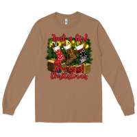 Toasted Coconut just a girl who loves christmas Long Sleeve Tee - RanaPortraitStore