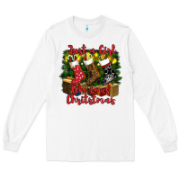 Just A Girl Who Loves Christmas Long Sleeve Tee | Teevron
