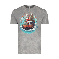 Cloud Rock happy santa Vintage Tee - Unal Design