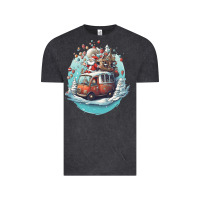 Happy Santa Vintage Tee | Teevron