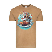 Vintage Camel happy santa Vintage Tee - Unal Design