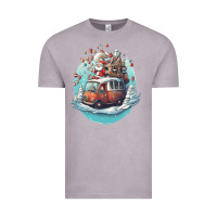 Vintage Zinc happy santa Vintage Tee - Unal Design