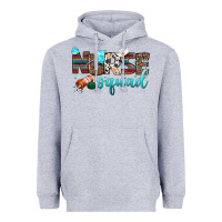 Heather Grey nurse squad Heavyweight Hoodie - BundleAndBundleShop